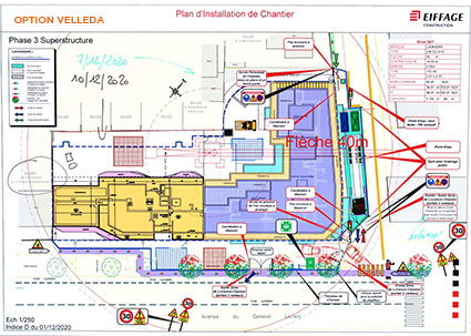 plan installation chantier aluplex signaletique
